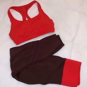 Athleta Tenacity 7/8 Tight and Bra